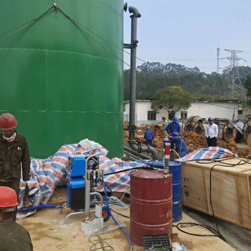 聚脲噴涂機 罐體噴涂防腐(圖2) 罐體噴涂防腐聚脲材料