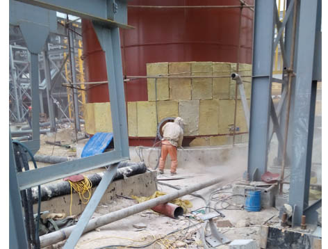 鋼結(jié)構(gòu)聚脲噴涂機防腐施工案例